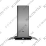 30 Wall Mount Glass Range Hood LH2-30G with LCD - 3D Decorative