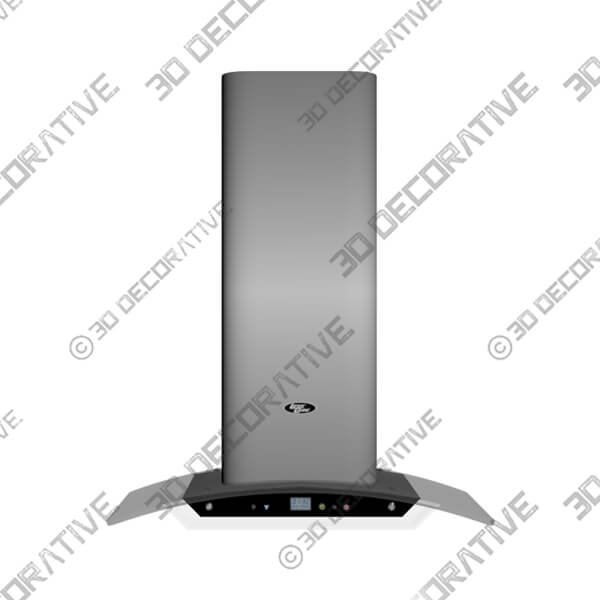 30 Wall Mount Glass Range Hood LH2-30G with LCD - 3D Decorative