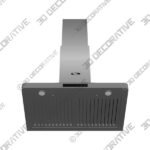 30 Wall Mount Pyramid Range Hood LH3-30 with LED - 3D Decorative
