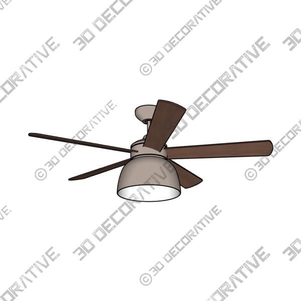 52 LED Century IndoorOutdoor Ceiling Fan - 3D Decorative