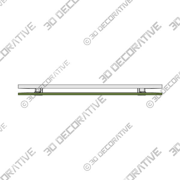 Akeeyla Floating Shelf - 3D Decorative