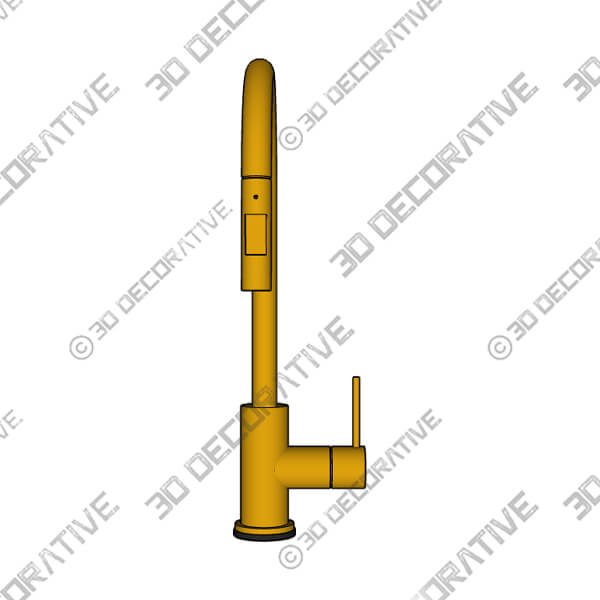 AlenArtWater Pull Down Kitchen Faucet - 3D Decorative