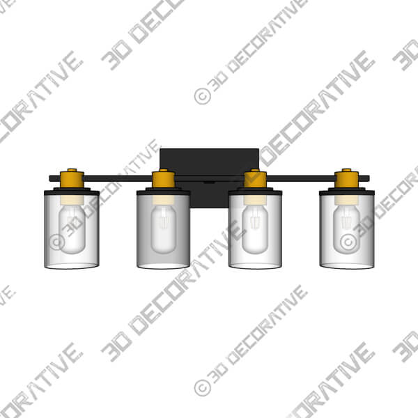 Anjum 4 – Light Dimmable Vanity Light - 3D Decorative