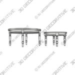 Ariella Coffee Nest of Tables, Warm Stone - 3D Decorative