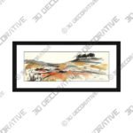 Autumn Fields by Elizabeth Baldin Framed Print - 3D Decorative