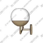 Vanity Light (1) (1) Avoca 3 - Light Dimmable Vanity Light - 3D Decorative