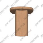 Baarlo Oak Desk - 3D Decorative