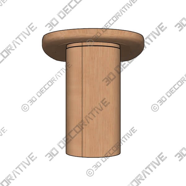 Baarlo Oak Desk - 3D Decorative