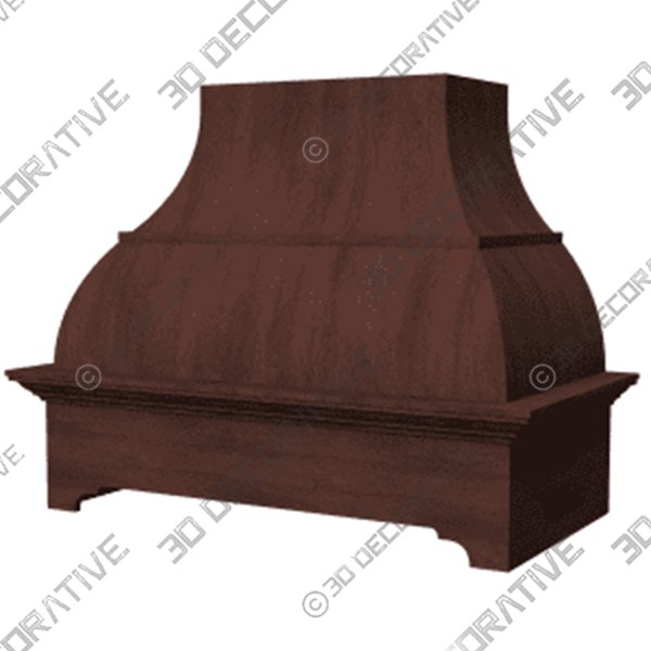 Birmingham BDP1 with corbels & plinths Series RANGE HOOD - 3D Decorative