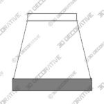 Hood (2) (6) Cambridge NEW C with stainless baffle base option - 3D Decorative