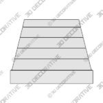 Charlotte CX Series with horizontal beading - 3D Decorative