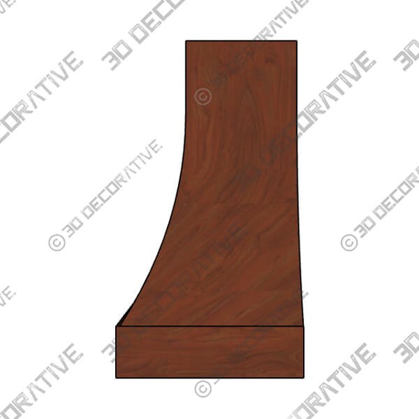 Elevation E Series with hardwood base - 3D Decorative