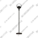 Franklin Iron Works Luz 72 12 Industrial Bronze Torchiere Floor Lamp - 3D Decorative