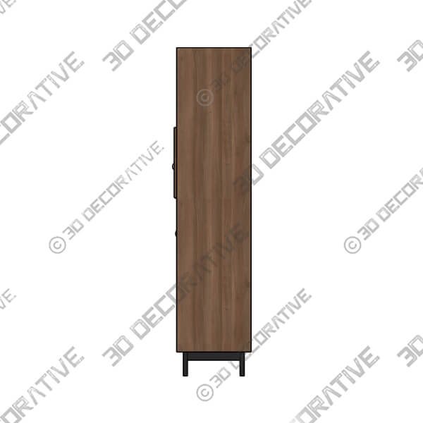 Fulton Bookcase - 3D Decorative