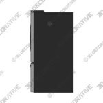 GE 36 ENERGY STAR French Door 27 cu. ft. Refrigerator - 3D Decorative