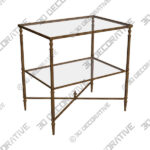 Henzler 25 34 Wide Metal and Glass Console Table-3DDecorative Henzler 25 34 Wide Metal and Glass Console Table - 3D Decorative