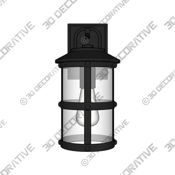 Hinkley Lighting One Light Outdoor Lantern Lakehouse - 3D Decorative