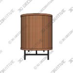 TV Cabinet (2) Indus Valley Zen TV Cabinet for TVs up to 44 - 3D Decorative