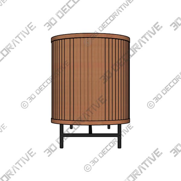 Indus Valley Zen TV Cabinet for TVs up to 44 - 3D Decorative