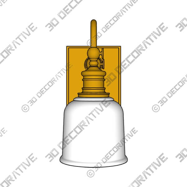 Keswick 1-Light Wall Sconce - 3D Decorative