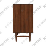 Drawer (1) Lenia Walnut 9-Drawer Dresser - 3D Decorative