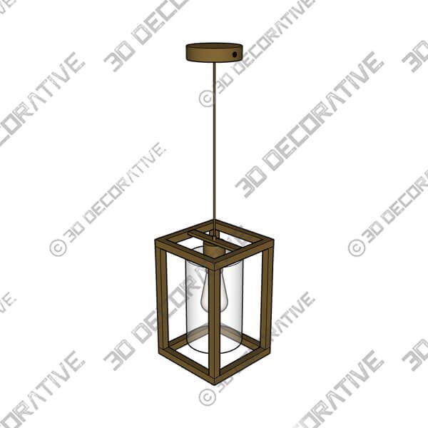 London Industrial Pendant Light - 3D Decorative