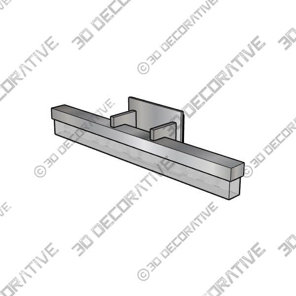 Minx 21 Wide LED Bath Bar with Reclaimed K5 Crystal Shade - 3D Decorative