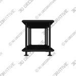 Bench (2) (4) Montana Free (110000) A minimalistic TV bench - 3D Decorative