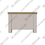 Olney Storage Coffee Table - 3D Decorative