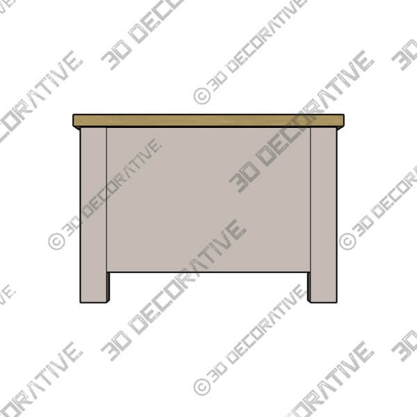 Olney Storage Coffee Table - 3D Decorative