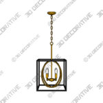 Possini Euro Sydney 16 12 Wide Black 4-Light Foyer Pendant Light - 3D Decorative