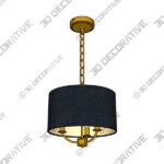 Preston 3 Light Pendant Light - 3D Decorative