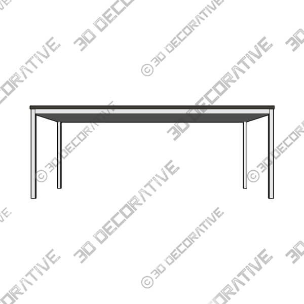 Primo Modell 901Contracttable - 3D Decorative