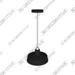 Stern Black Easy Fit Pendant - 3D Decorative