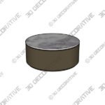 Topaz Coffee Table Soft Leather Olive + Marble Calacatta Verde Top-3DDecorative Topaz Coffee Table Soft Leather Olive + Marble Calacatta Verde Top - 3D Decorative