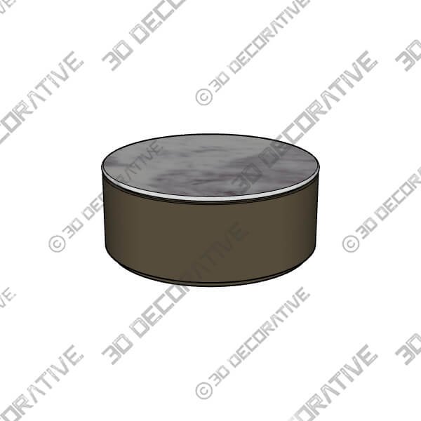 Topaz Coffee Table Soft Leather Olive + Marble Calacatta Verde Top-3DDecorative Topaz Coffee Table Soft Leather Olive + Marble Calacatta Verde Top - 3D Decorative