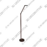 Possini Euro Magnum Adjustable Height French Bronze Task LED Floor Lamp - 3D Decorative