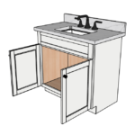 SketchUp_mffqwlHrtu 36 Inches to 39 Inches Vanity - 3D Decorative