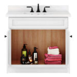 36 to 39 Inches Vanity Cabinat_Open Door Vanity_Front view 36 Inches to 39 Inches Vanity - 3D Decorative