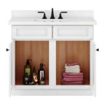 39 to 42 Inches Vanity Cabinat_Open Door Vanity_Front view 39 Inches to 42 Inches Vanity - 3D Decorative