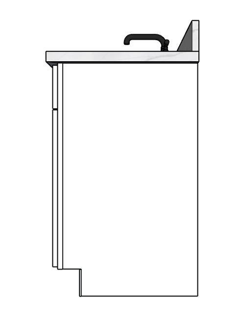 102 Inches to 105 Inches Vanity - 3D Decorative