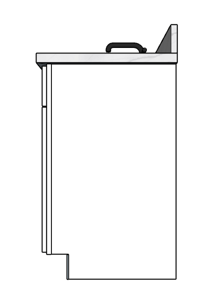 123 Inches to 126 Inches Vanity - 3D Decorative