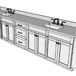 SketchUp_N9DmMWAVlo 129 Inches to 132 Inches Vanity - 3D Decorative