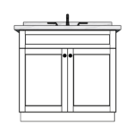 SketchUp_2lOloFJL3l 36 Inches to 39 Inches Vanity - 3D Decorative