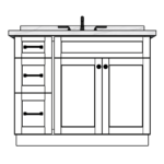 SketchUp_dg0M5IMtHp 42 Inches to 45 Inches Vanity V.2 - 3D Decorative