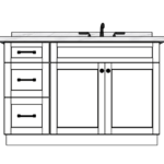 SketchUp_xWfUUQ4KIG 51 Inches to 54 Inches Vanity - 3D Decorative