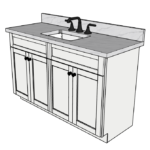 SketchUp_KHwzY96pqD 54 Inches to 57 Inches Vanity - 3D Decorative