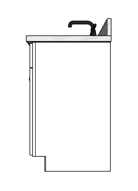 63 Inches to 66 Inches Vanity - 3D Decorative