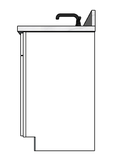 84 Inches to 87 Inches Vanity - 3D Decorative