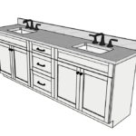 SketchUp_ogv4EF249w 93 Inches to 96 Inches Vanity - 3D Decorative